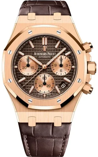 Audemars Piguet Royal Oak 26239OR.OO.D821CR.01 Rose gold Brown