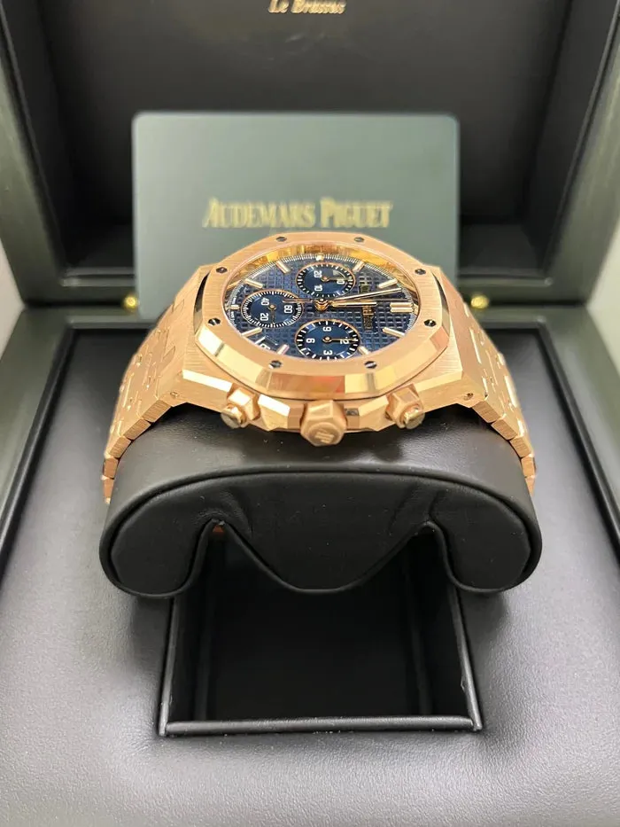 Audemars Piguet Royal Oak 26240OR.OO.1320OR.05 41mm Rose gold Blue 3