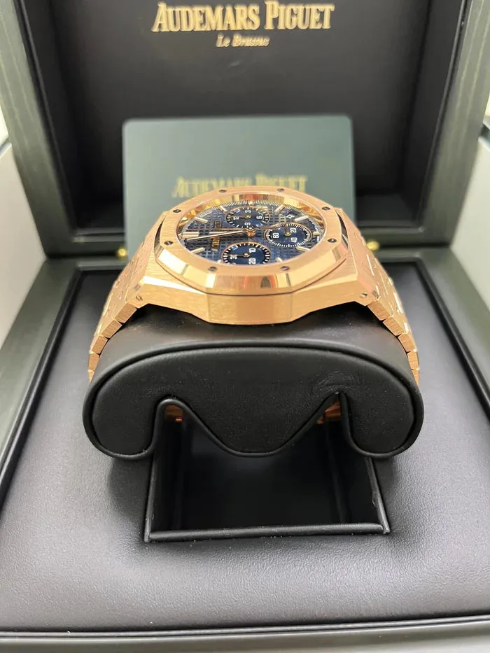 Audemars Piguet Royal Oak 26240OR.OO.1320OR.05 41mm Rose gold Blue 8