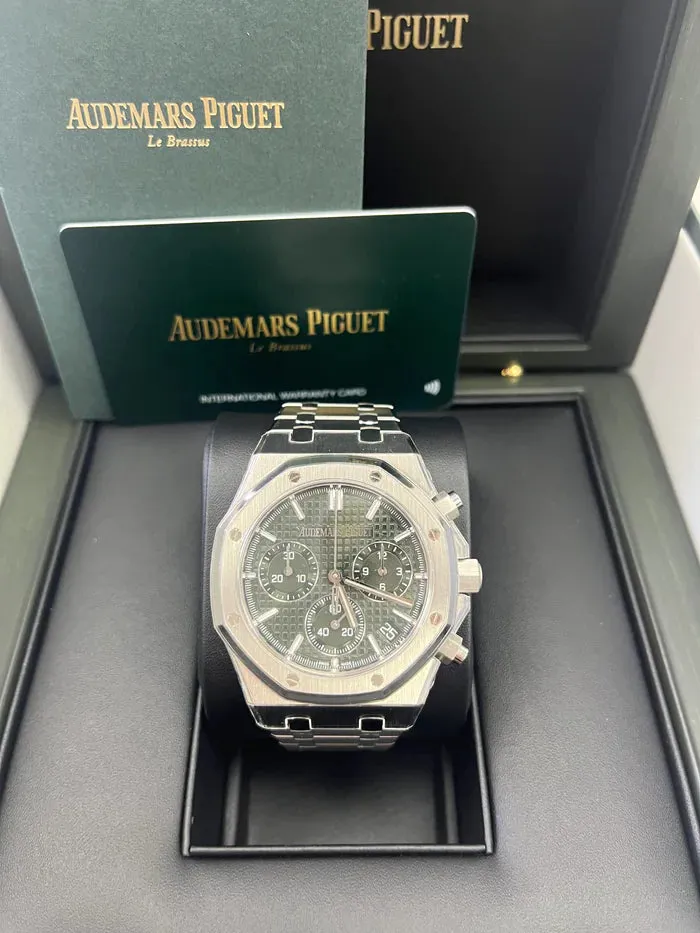 Audemars Piguet Royal Oak 26240ST.OO.1320ST.04 41mm Stainless steel Green 8