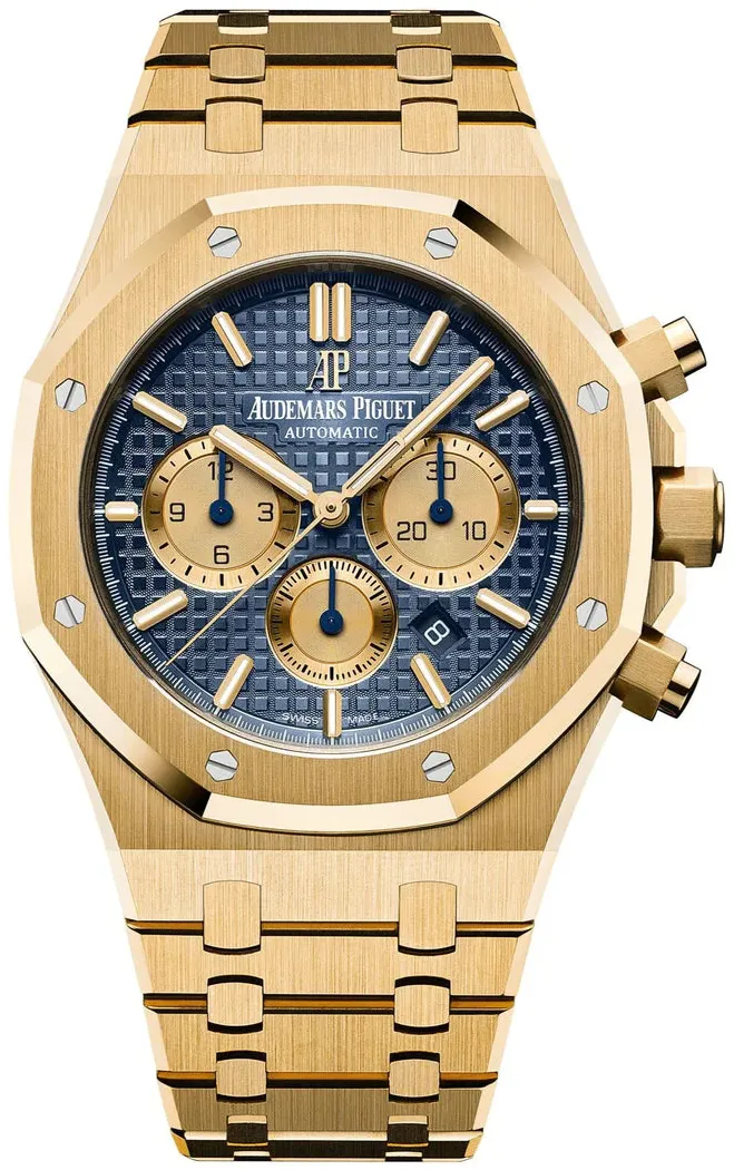 Audemars Piguet Royal Oak 26331BA.OO.1220BA.01 41mm Yellow gold and 18k yellow gold Blue