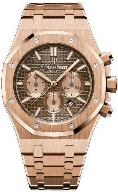 Audemars Piguet Royal Oak 26331OR.OO.1220OR.02 41mm Rose gold Brown