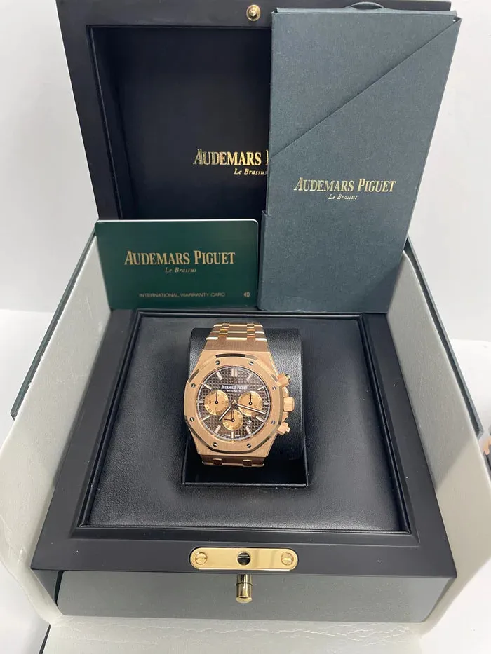 Audemars Piguet Royal Oak 26331OR.OO.1220OR.02 41mm Rose gold Brown 7