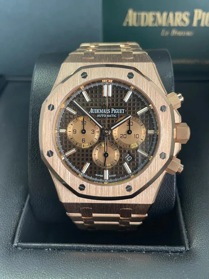 Audemars Piguet Royal Oak 26331OR.OO.1220OR.02 41mm Rose gold Brown 8