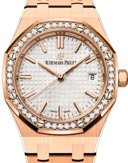 Audemars Piguet Royal Oak 77351OR.ZZ.1261OR.01 Rose gold Silver