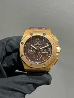 Audemars Piguet Royal Oak Offshore 26158OR.OO.A801CR.01 Rose gold Brown