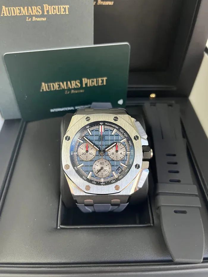 Audemars Piguet Royal Oak Offshore 26420TI.OO.A027CA.01 43mm Titanium Blue 6