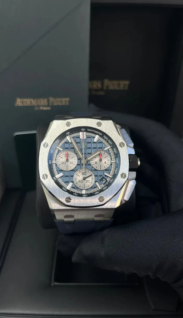 Audemars Piguet Royal Oak Offshore 26420TI.OO.A027CA.01 43mm Titanium Blue 7