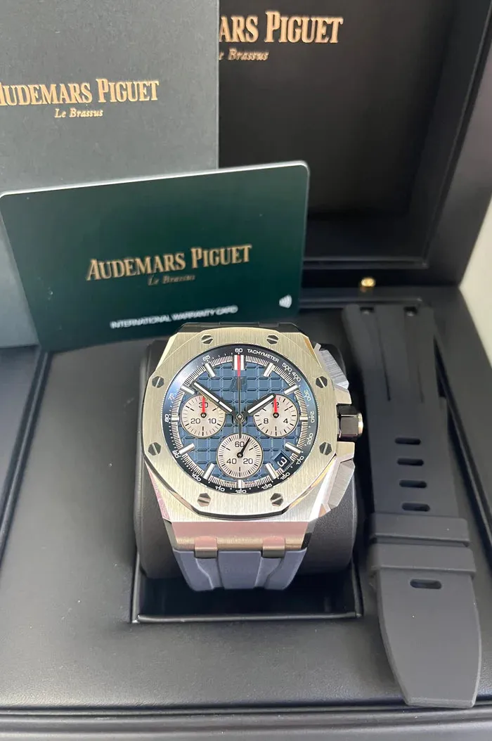 Audemars Piguet Royal Oak Offshore 26420TI.OO.A027CA.01 43mm Titanium Blue 10