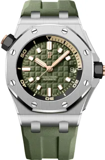 Audemars Piguet Royal Oak Offshore Diver 15720ST.OO.A052CA.01 Stainless steel Green