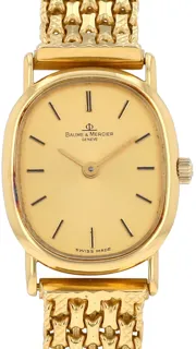 Baume & Mercier Vintage 18600 Yellow gold Champagne