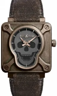 Bell & Ross BR 01-92 BR0192-SKULL-BR Bronze Black