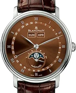 Blancpain Villeret 6263-1546-55 Stainless steel Brown