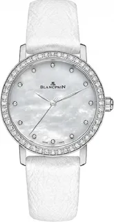 Blancpain Villeret Ultra-Slim 6102-4654-95A Stainless steel White