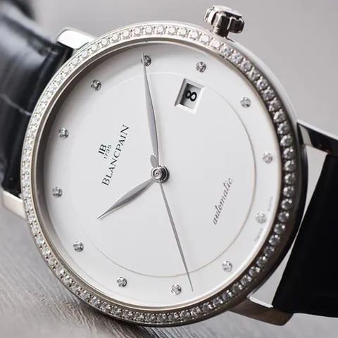 Blancpain Villeret Ultra-Slim 6223-1987-55A 38mm White gold White