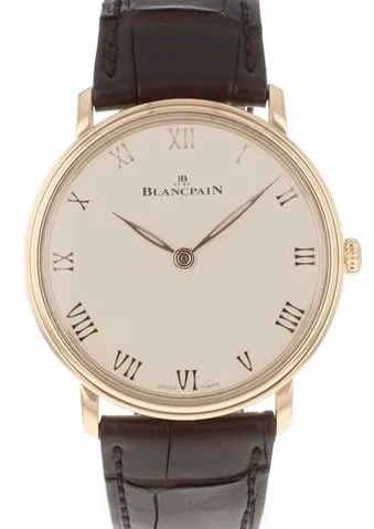 Blancpain Villeret Ultra-Slim 6605-3642-55 40mm Rose gold Silver