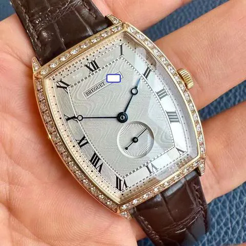 Breguet Héritage 3661BR/12/984.DD00 35mm Rose gold Silver