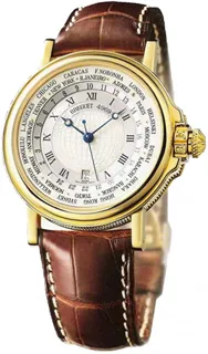 Breguet Marine 3700BA/12/9V6 Yellow gold Silver