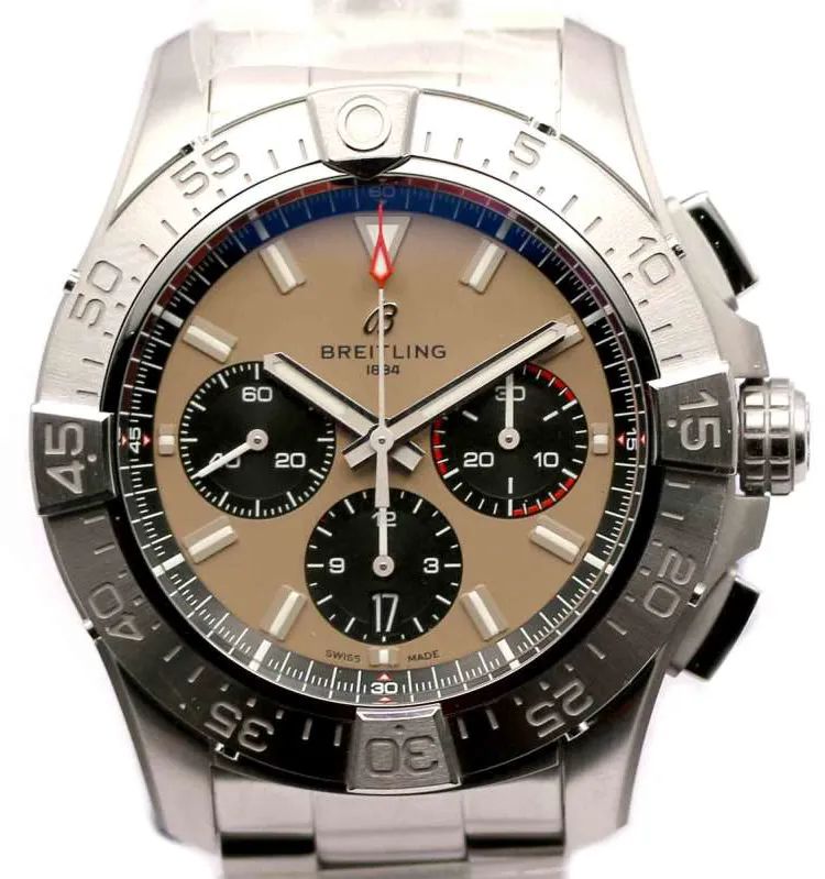 Breitling Avenger AB0147101A1A1 44mm Stainless steel Beige 1