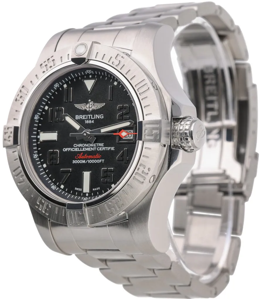 Breitling Avenger II Seawolf A1733110 45mm Stainless steel Black 1