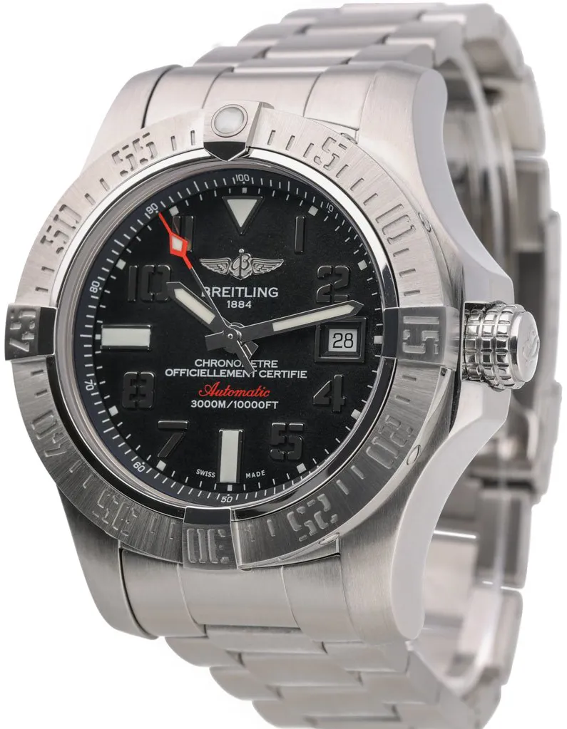 Breitling Avenger II Seawolf A1733110 45mm Stainless steel Black 2