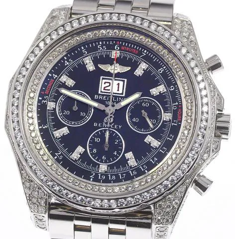 Breitling Bentley A44362 49mm Stainless steel Black