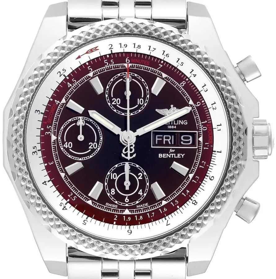 Breitling Bentley GT 45mm Stainless steel Red