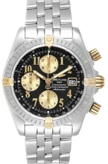 Breitling Chronomat B13356 Yellow gold and Stainless steel Black