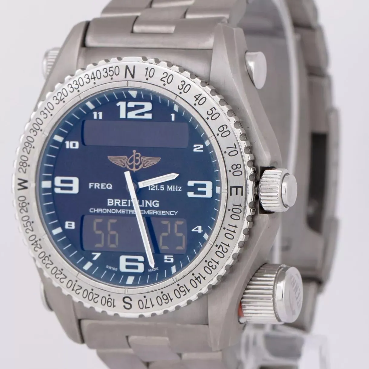 Breitling Emergency 43mm Titanium Blue 1