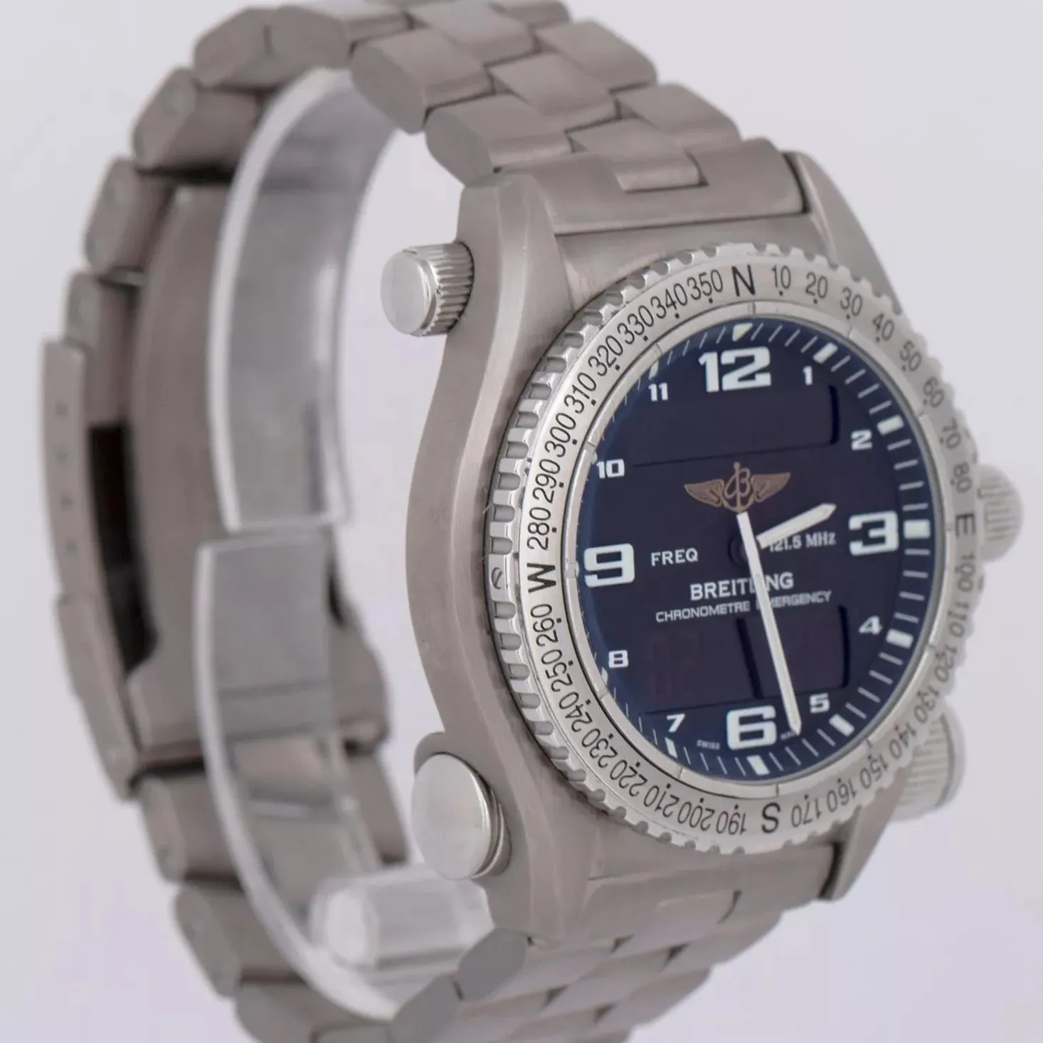 Breitling Emergency 43mm Titanium Blue 2