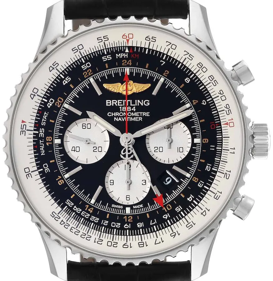 Breitling Navitimer AB0441 48mm Stainless steel Black