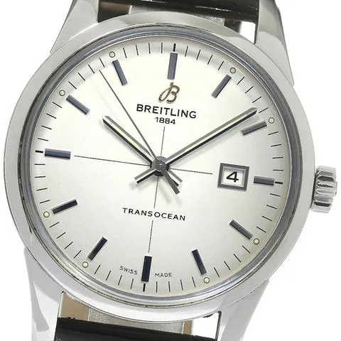 Breitling Transocean A10360 43mm Stainless steel Silver