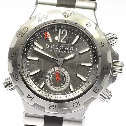 Bulgari Diagono DP 42 S GMT 42mm Stainless steel Gray