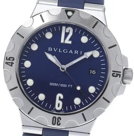 Bulgari Diagono DP41SSD 41mm Stainless steel Blue