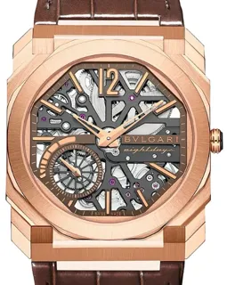 Bulgari Octo 103667 Rose gold Pink