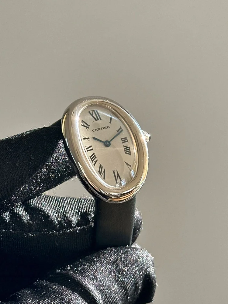 Cartier Baignoire 1955 22mm White gold 9