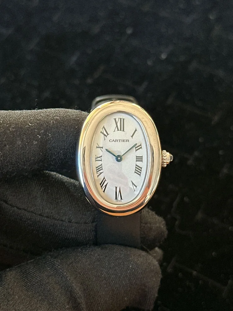 Cartier Baignoire 1955 22mm White gold 1