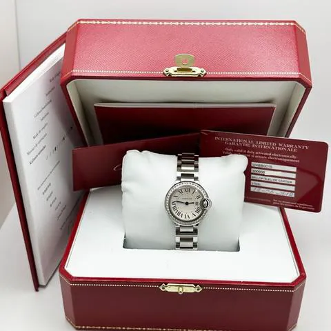 Cartier Ballon Bleu 28mm 3009 28mm Stainless steel Silver 4