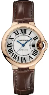 Cartier Ballon Bleu 33mm W6920069 Rose gold Silver