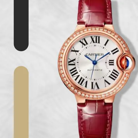 Cartier Ballon Bleu 33mm WJBB0033 33mm Rose gold Silver