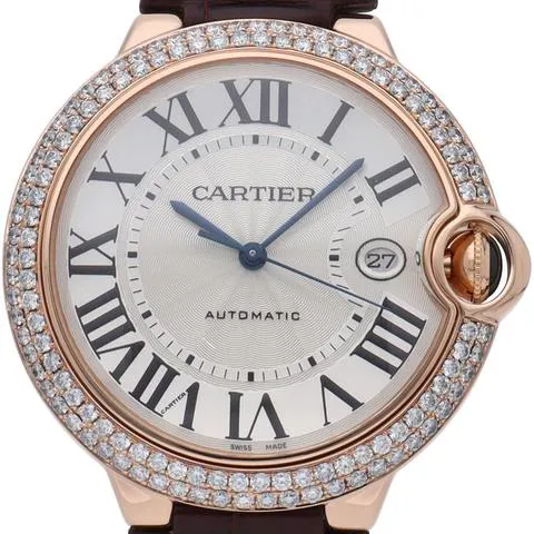 Cartier Ballon Bleu 42mm WE900851 42mm Rose gold Silver