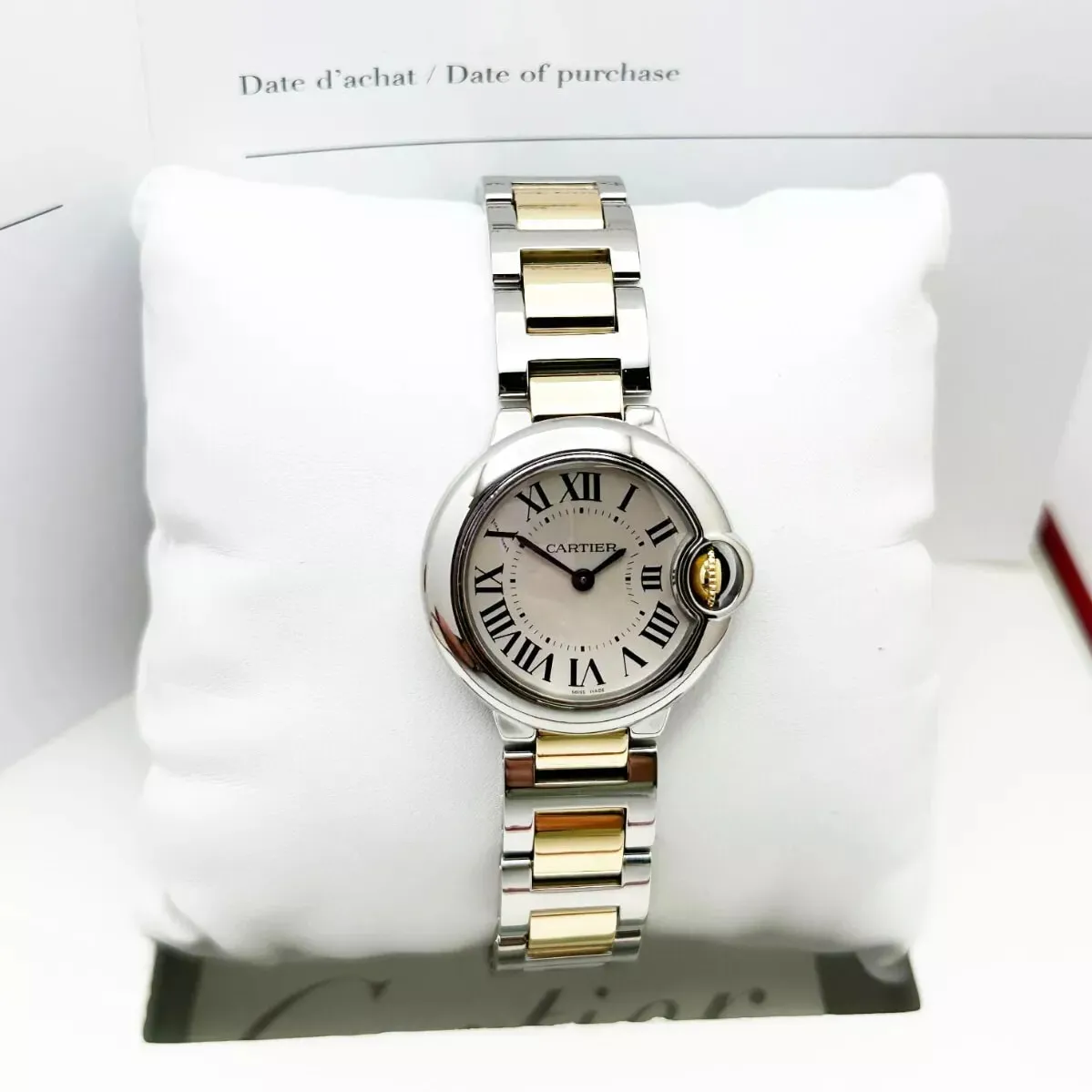 Cartier Ballon Bleu de Cartier W69007Z3 28mm Stainless steel Silver