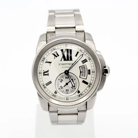 Cartier Calibre de Cartier 3389 42mm Stainless steel Silver