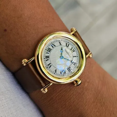 Cartier Diabolo 1460 32mm Yellow gold White 3