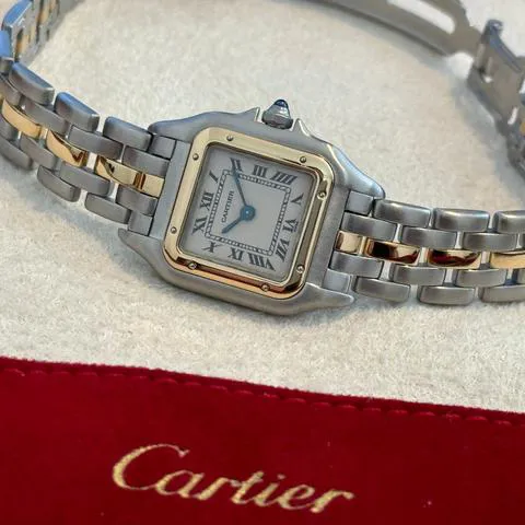 Cartier Panthère 166921 22mm Yellow gold and Stainless steel White