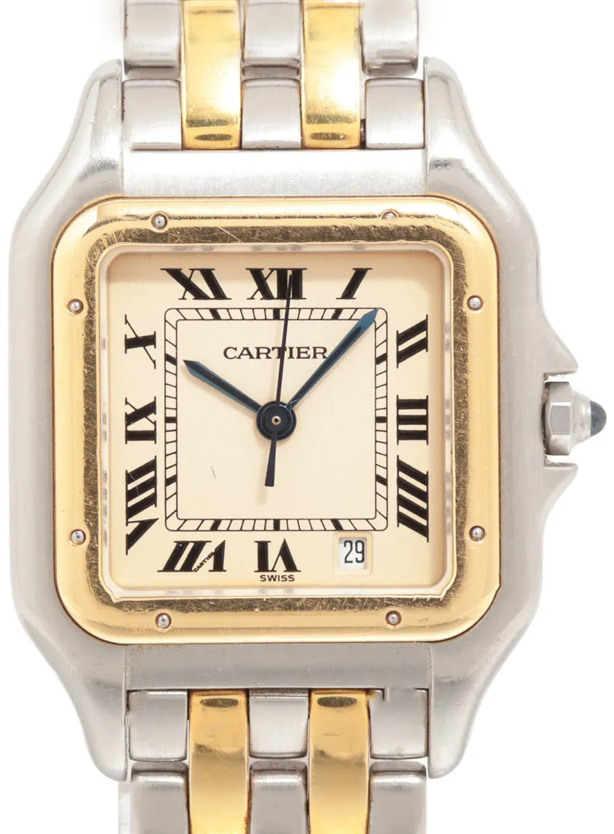 Cartier Panthère 183949 27mm Yellow gold and stainless steel White