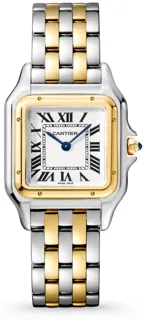 Cartier Panthu00e8re W2PN0007 Yellow gold and Stainless steel Silver