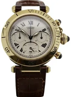 Cartier Pasha 2111 Yellow gold Silver