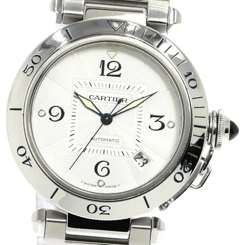 Cartier Pasha W31031H3 38mm Stainless steel Silver