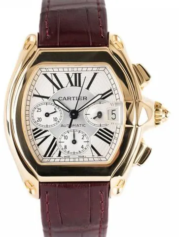 Cartier Roadster 2619 48mm Yellow gold White